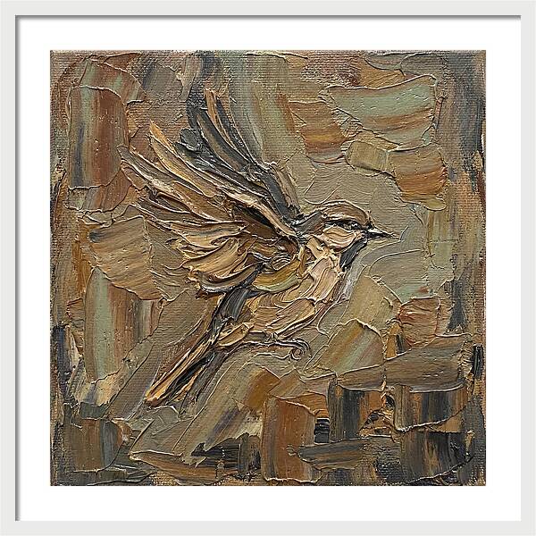 Sparrow In Flight