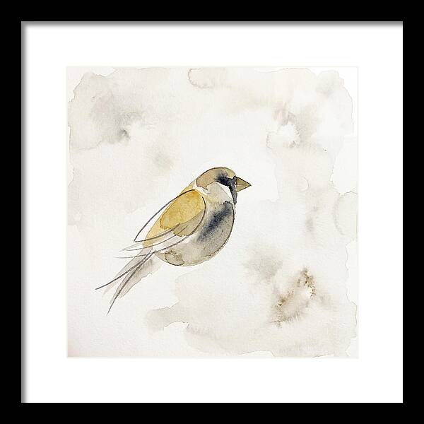 Sparrow In Soft Watercolor