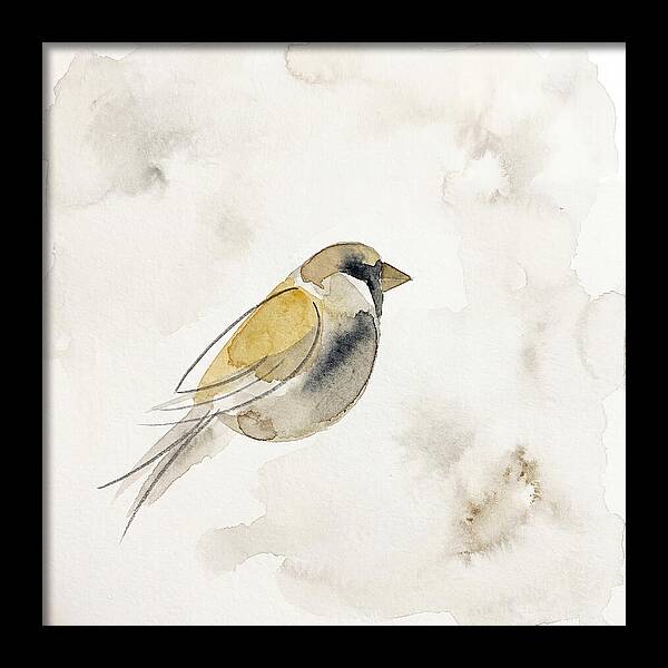 Sparrow In Soft Watercolor