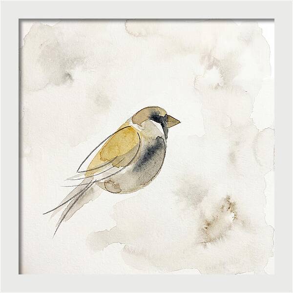 Sparrow In Soft Watercolor