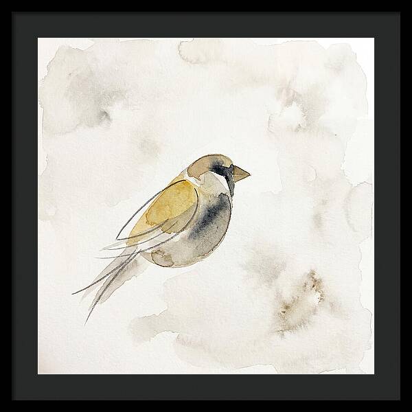 Sparrow In Soft Watercolor