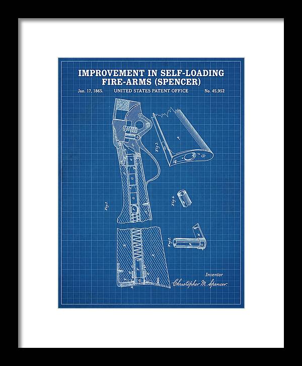 Spencer Rifle Blueprint Patent Us45952