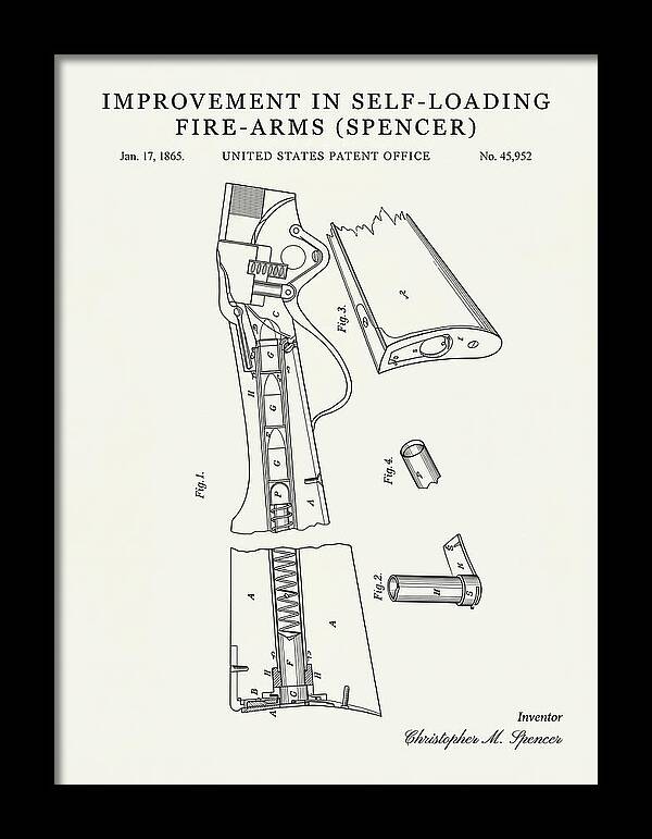 Spencer Rifle Minimalist Patent Us45952