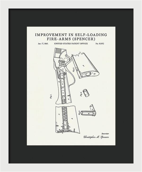 Spencer Rifle Minimalist Patent Us45952