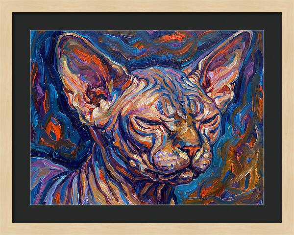 Sphynx Cat Expressionism