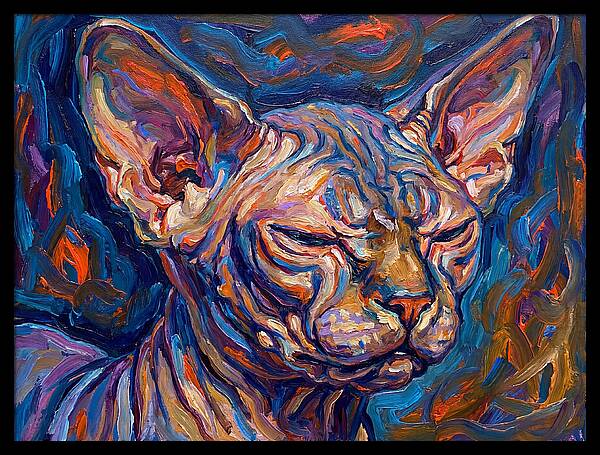 Sphynx Cat Expressionism