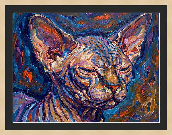 Sphynx Cat Expressionism