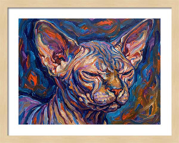 Sphynx Cat Expressionism