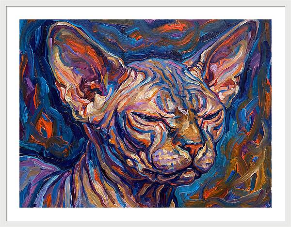 Sphynx Cat Expressionism