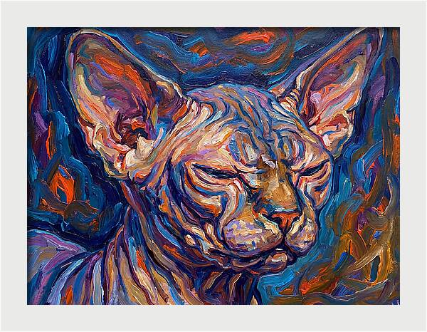 Sphynx Cat Expressionism
