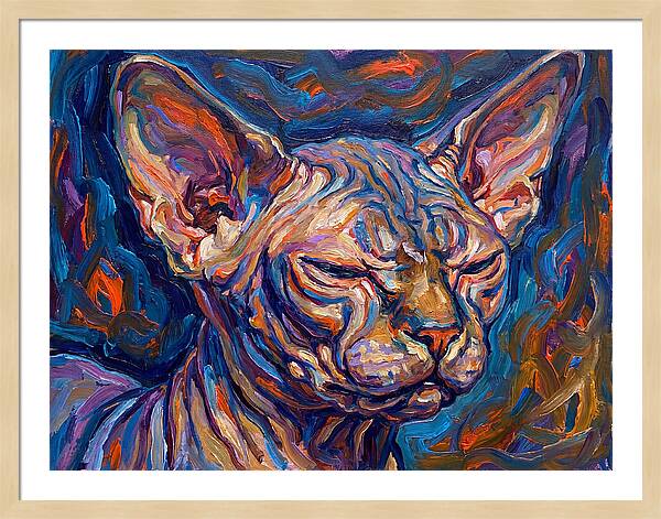 Sphynx Cat Expressionism