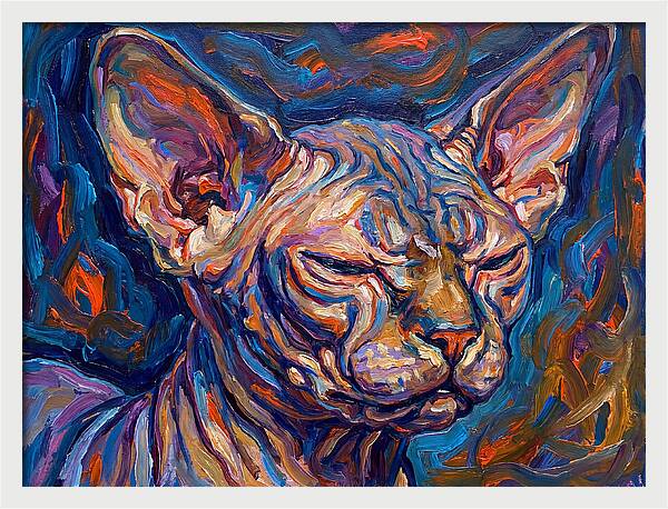 Sphynx Cat Expressionism