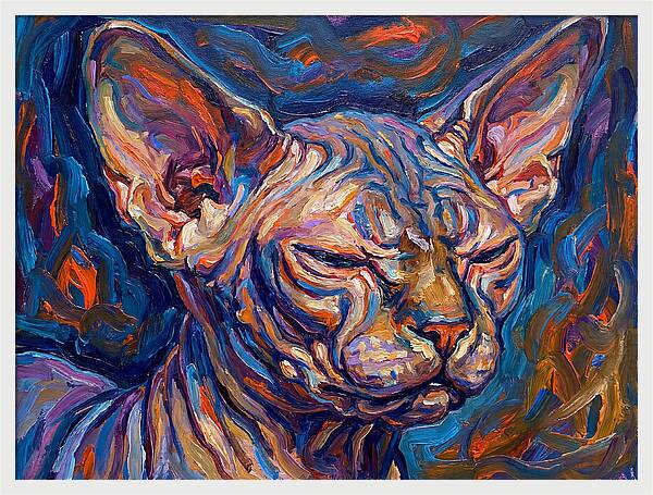 Sphynx Cat Expressionism