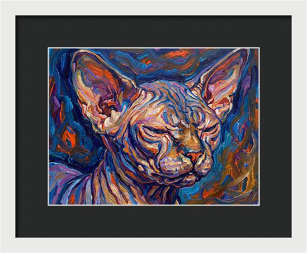 Sphynx Cat Expressionism
