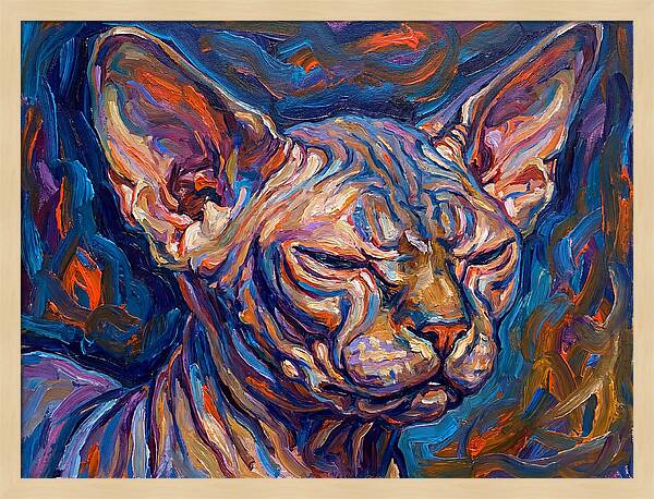 Sphynx Cat Expressionism