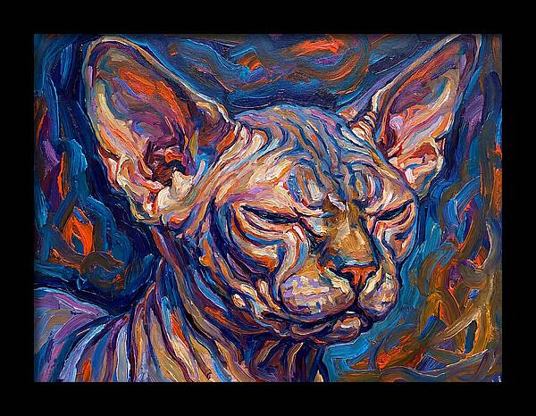 Sphynx Cat Expressionism