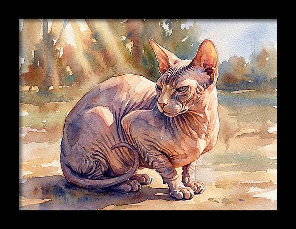 Sphynx Cat In Sunlight