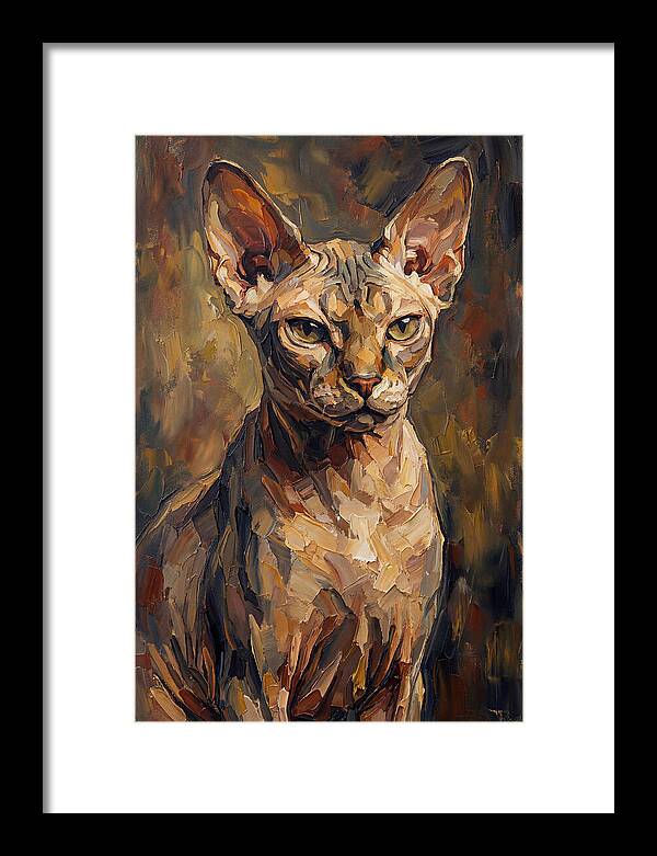 Sphynx Cat Portrait