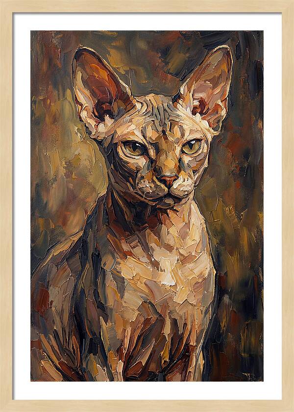 Sphynx Cat Portrait
