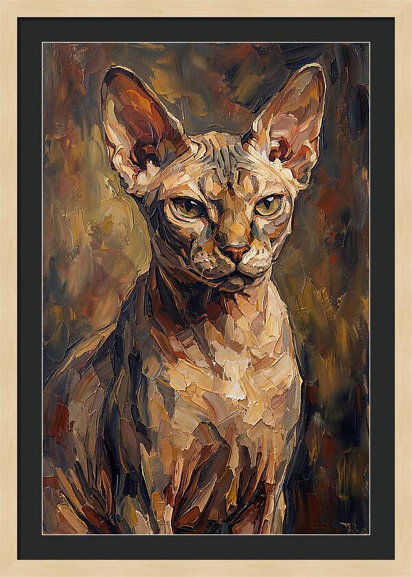 Sphynx Cat Portrait