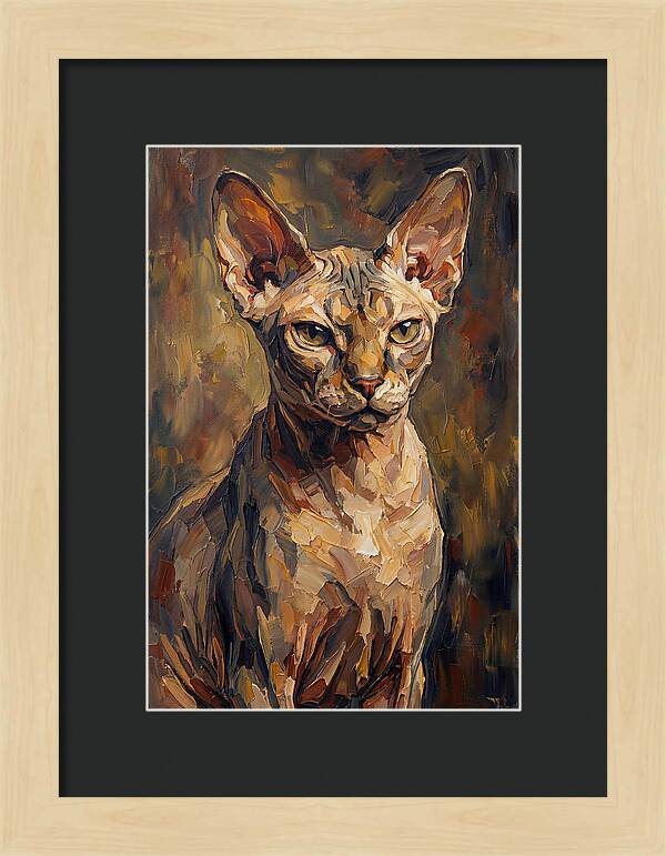 Sphynx Cat Portrait