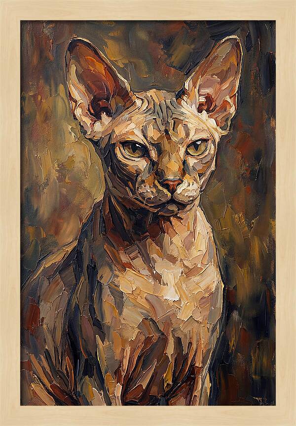 Sphynx Cat Portrait