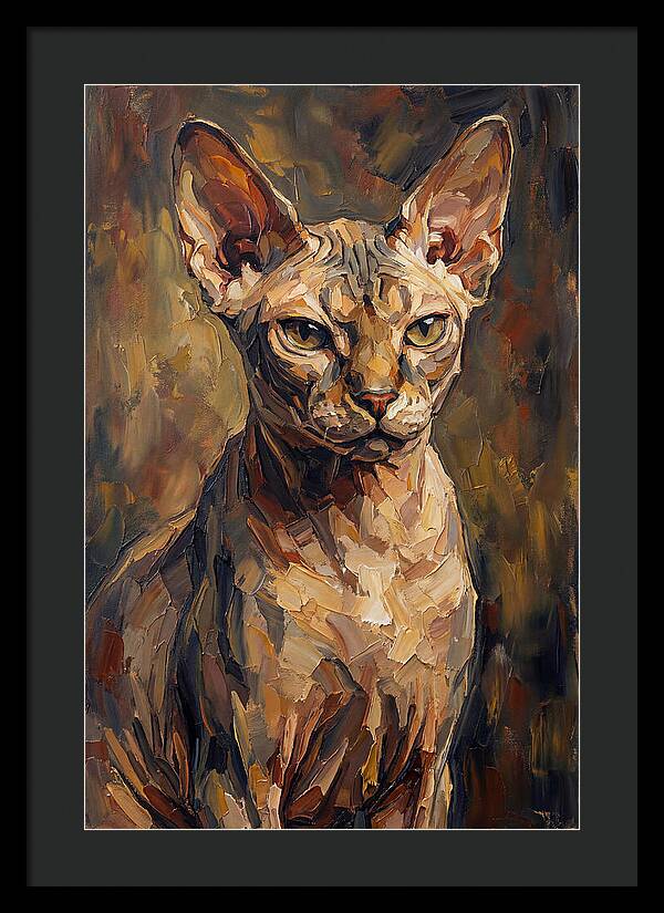 Sphynx Cat Portrait