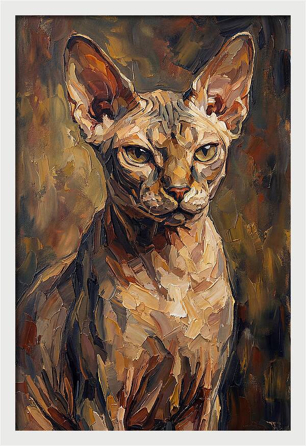 Sphynx Cat Portrait