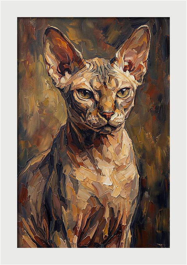 Sphynx Cat Portrait