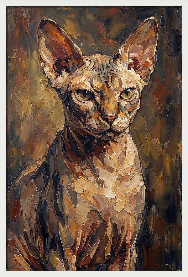 Sphynx Cat Portrait
