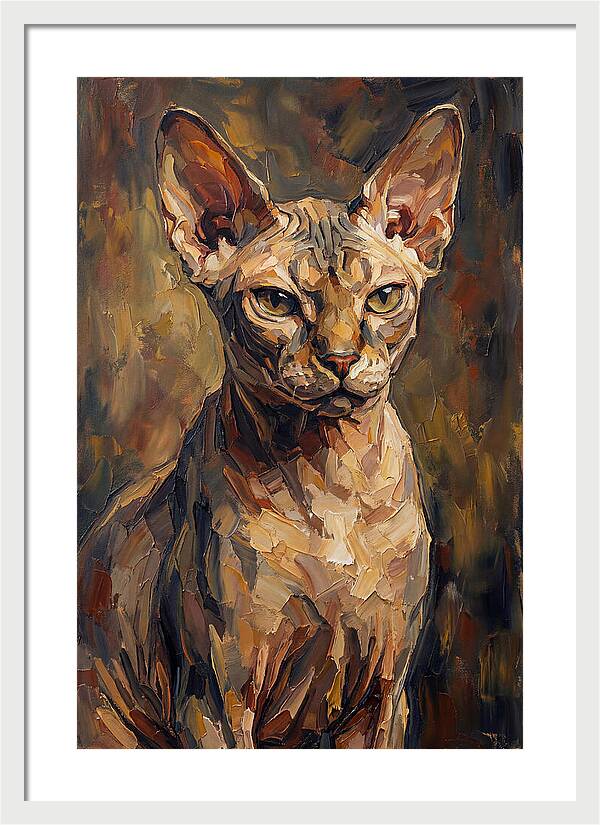 Sphynx Cat Portrait
