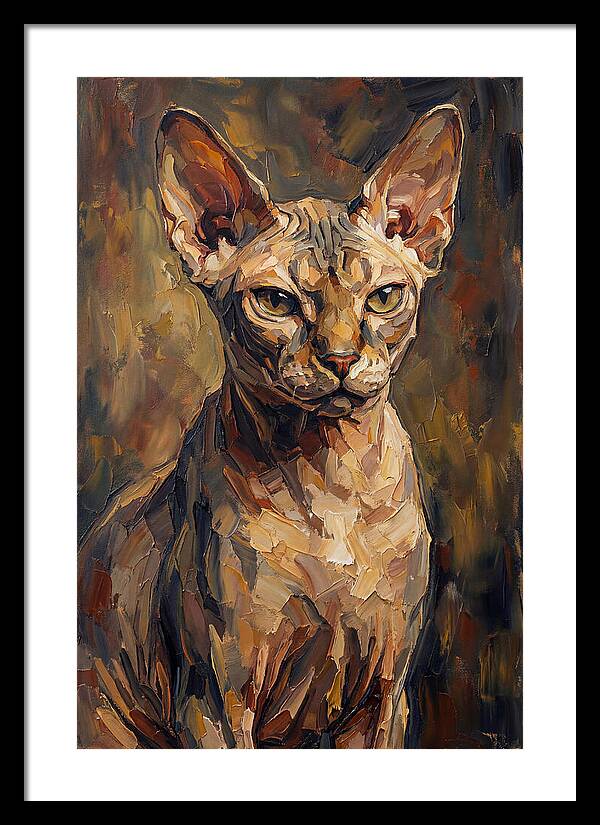 Sphynx Cat Portrait