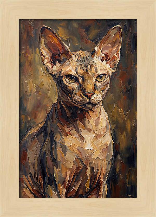 Sphynx Cat Portrait