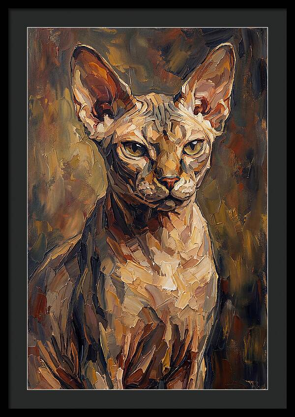 Sphynx Cat Portrait