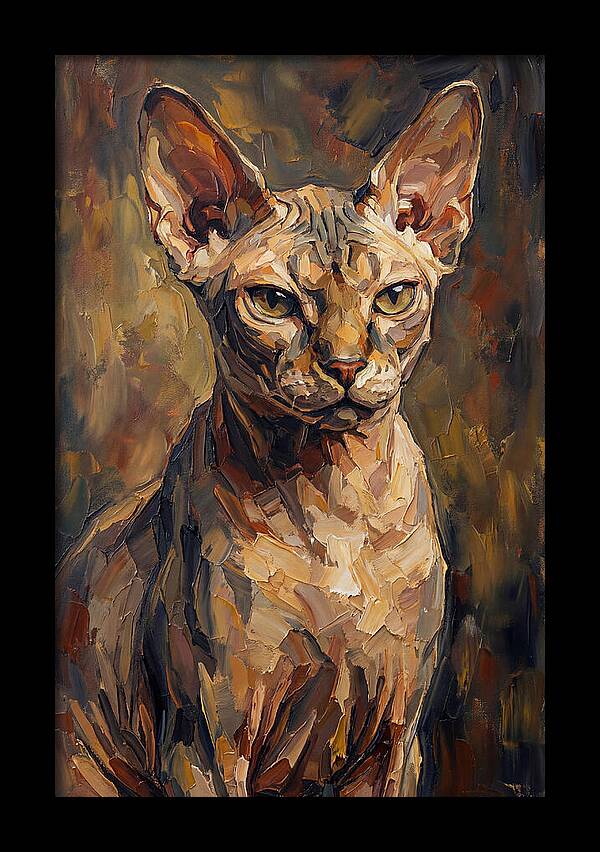 Sphynx Cat Portrait
