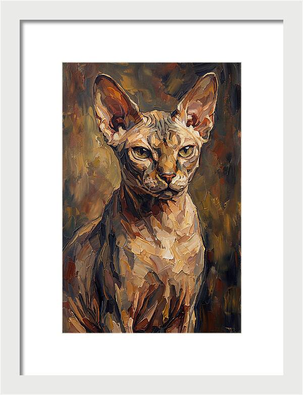 Sphynx Cat Portrait