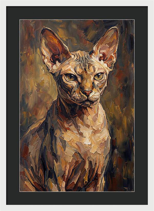 Sphynx Cat Portrait