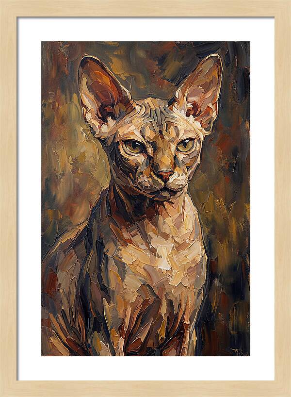 Sphynx Cat Portrait