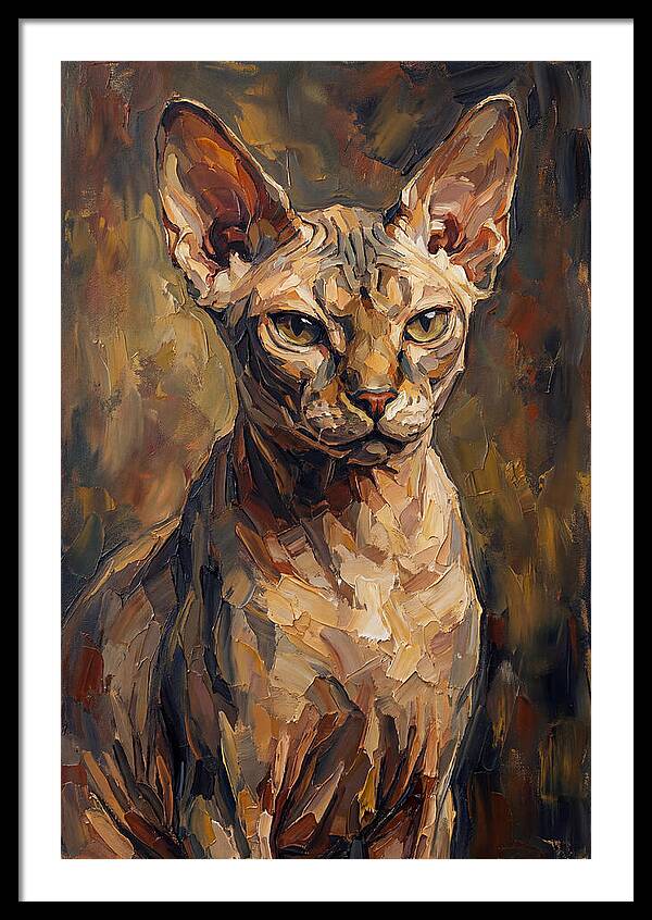 Sphynx Cat Portrait
