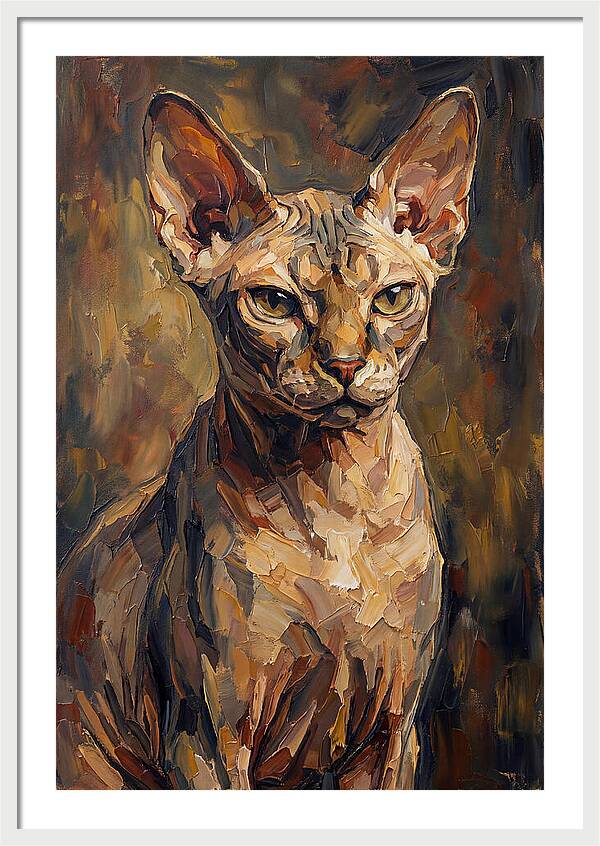 Sphynx Cat Portrait