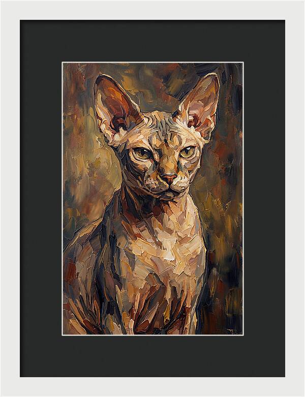 Sphynx Cat Portrait