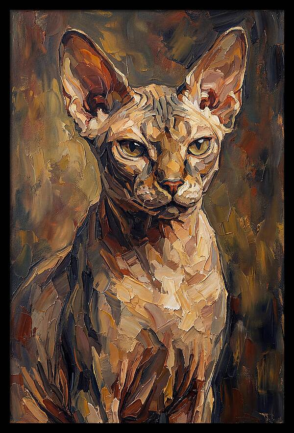 Sphynx Cat Portrait