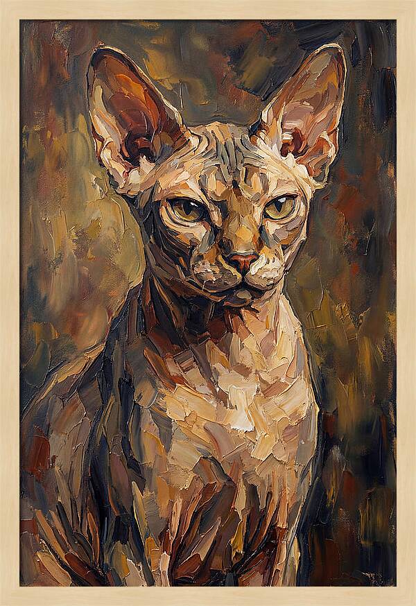 Sphynx Cat Portrait