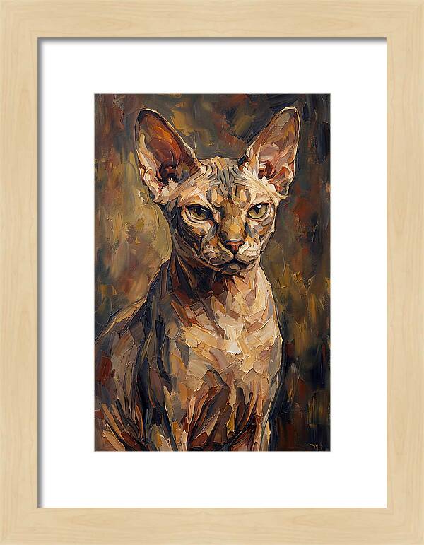Sphynx Cat Portrait