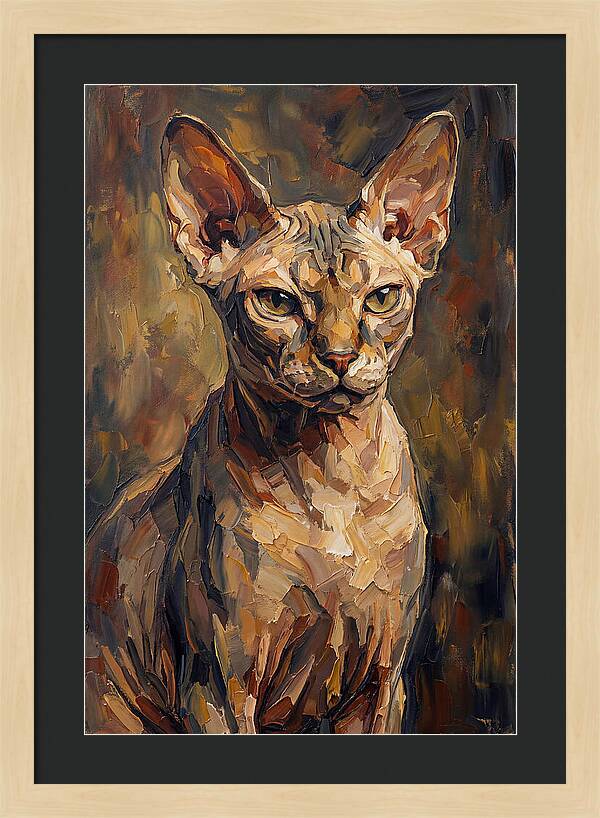 Sphynx Cat Portrait