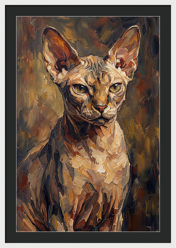 Sphynx Cat Portrait