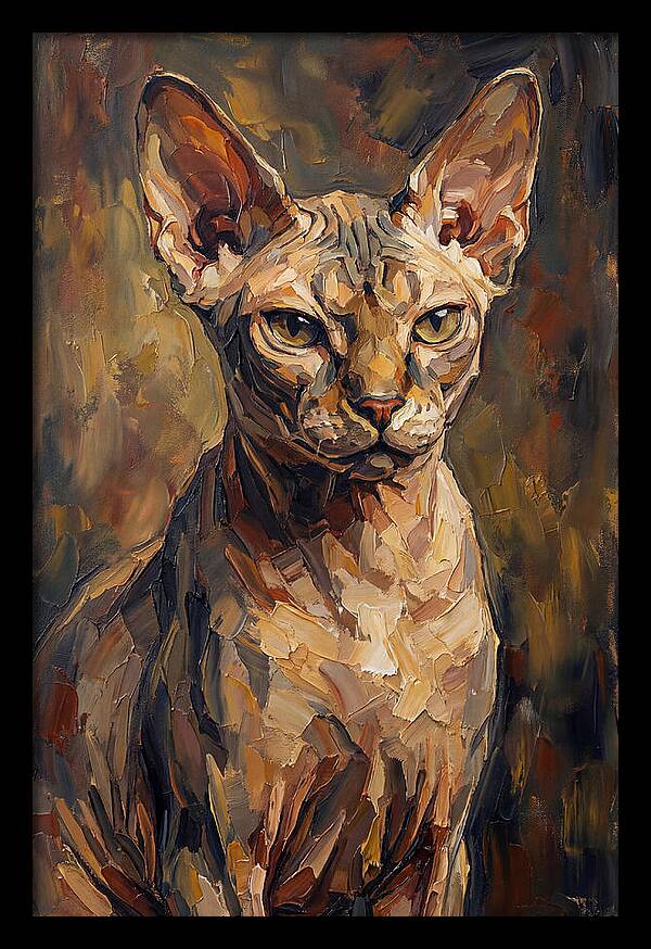 Sphynx Cat Portrait