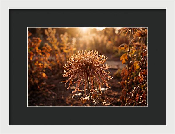 Spider Chrysanthemum Blooming Brightly