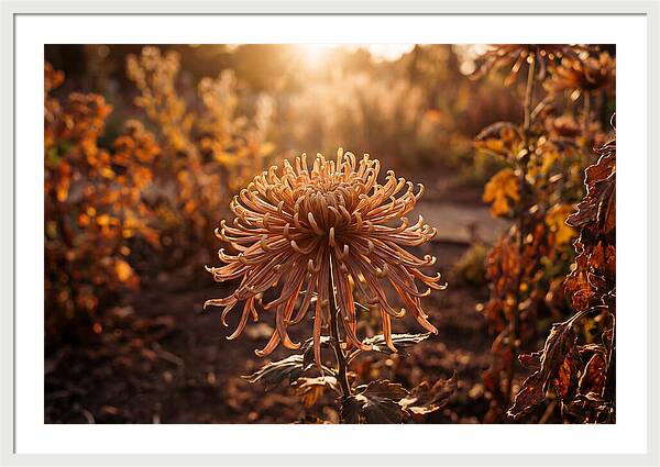 Spider Chrysanthemum Blooming Brightly