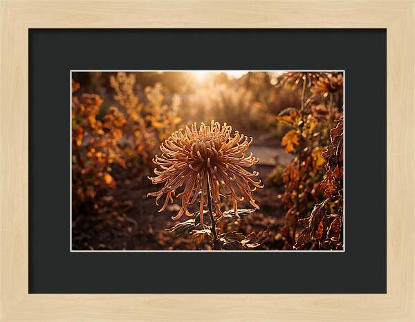 Spider Chrysanthemum Blooming Brightly